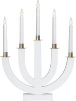 Kerzenleuchter Eli - IP20, Weiss, Warmweiss
