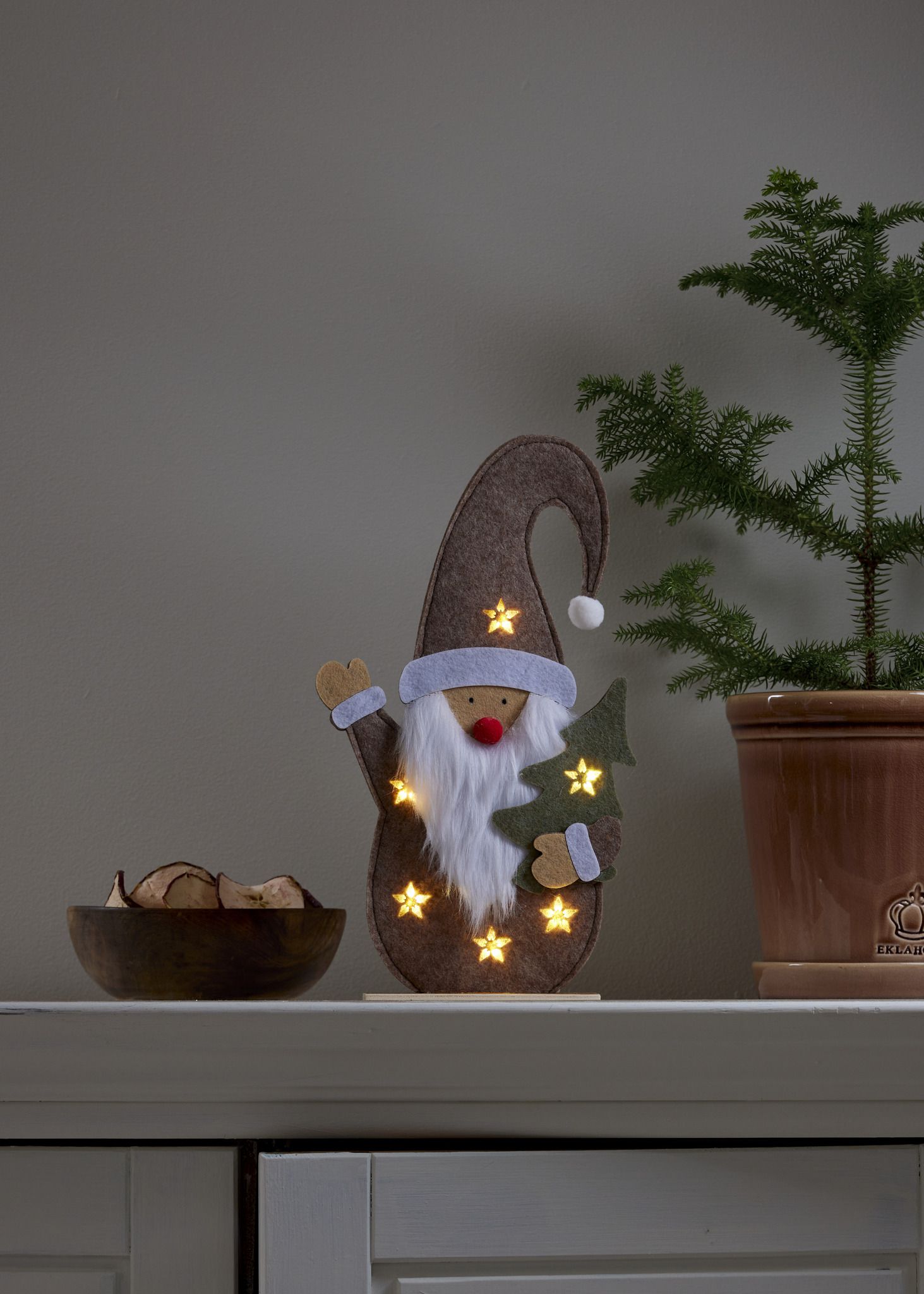 Indoor Decoration Fabbe - Indoor, Warmweiss, Beige
