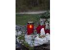 LED Grablicht Serene - Outdoor, Rot, 12cm Höhe, Timerfunktion