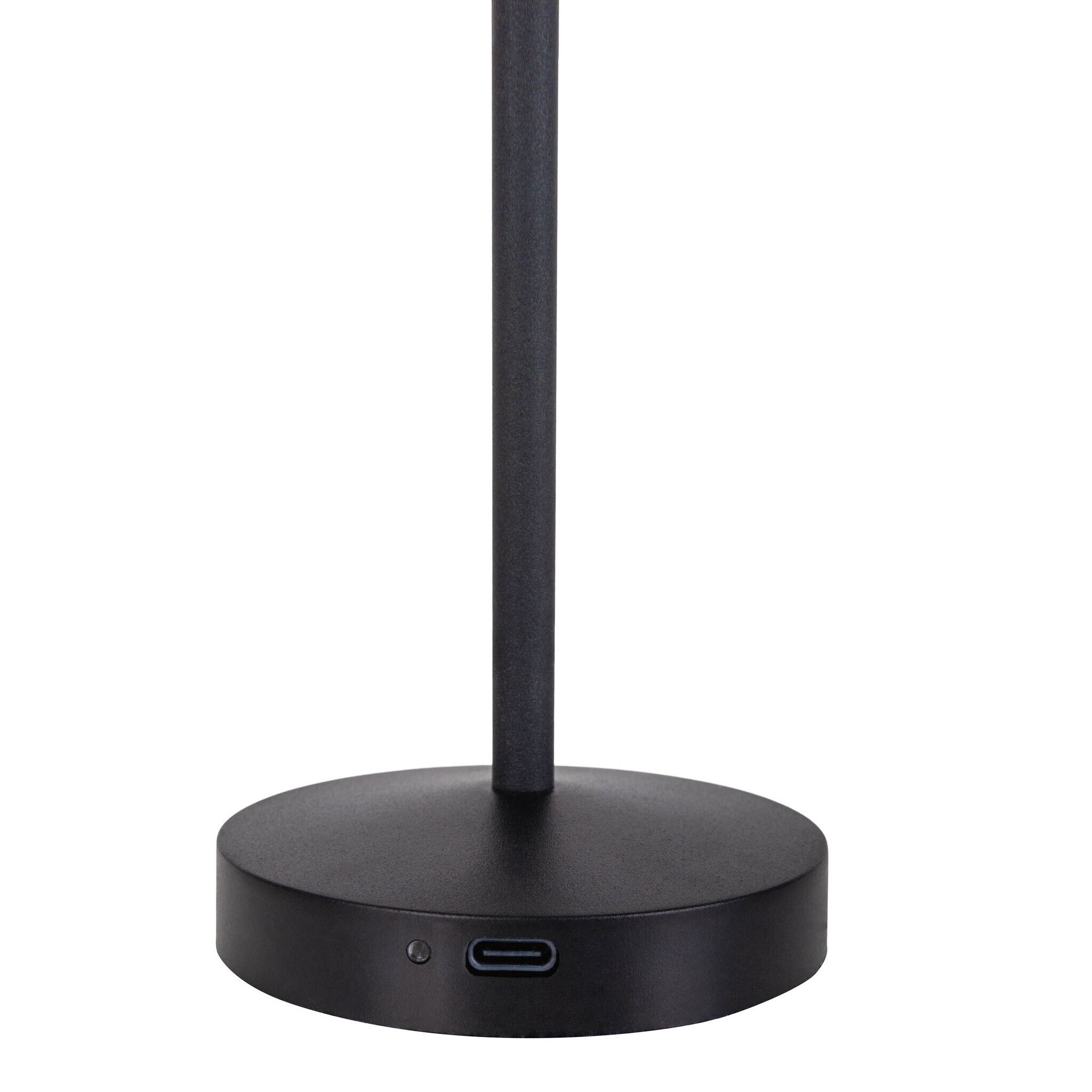 Akku- Tischleuchte GOMBA schwarz 2er Set - LED-Modul, 1W, IP54