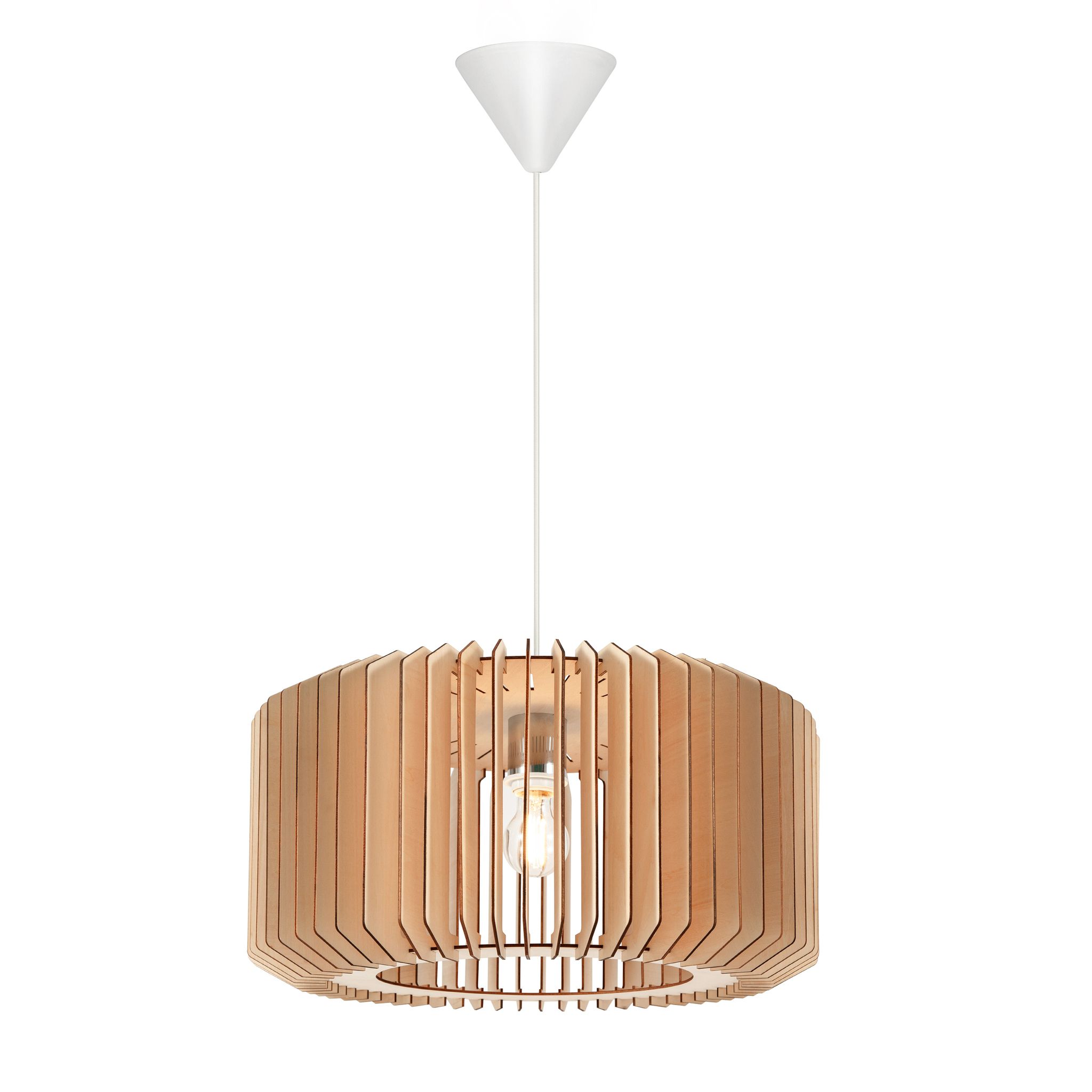 Asti 50, Pendelleuchte, Holz - E27, IP20, max.40W