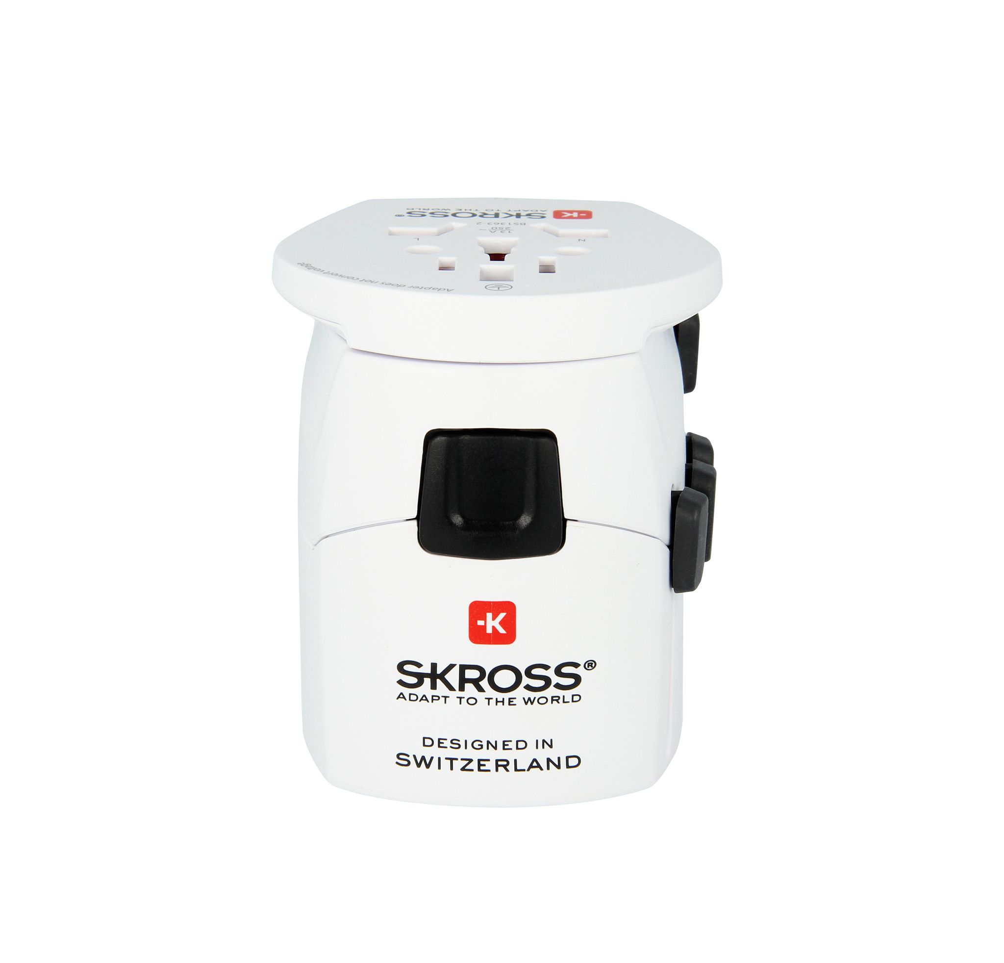 World adattore di viaggio PRO - Out: CH, Schuko, IT, UK, BRA, USA, AUS/China, In: CH, Schuko, IT, UK, USA/Japan, AUS/China