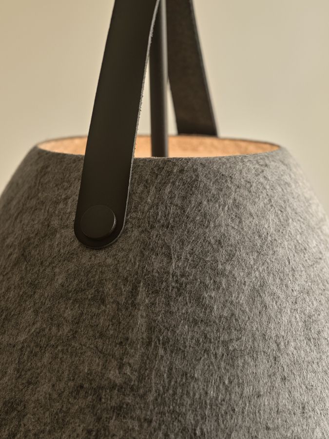 Pendelleuchte Strap 36 Light Grau - 40W, E27, IP20