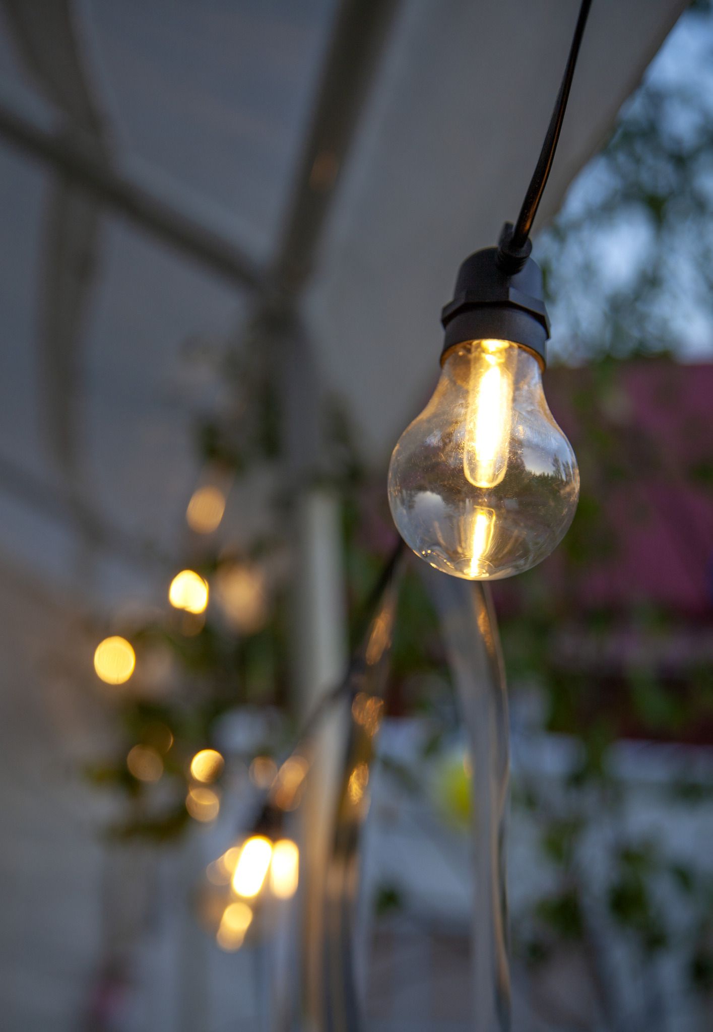 Lichterkette Selecta - IP44, Warmweiss, 10 LED'S