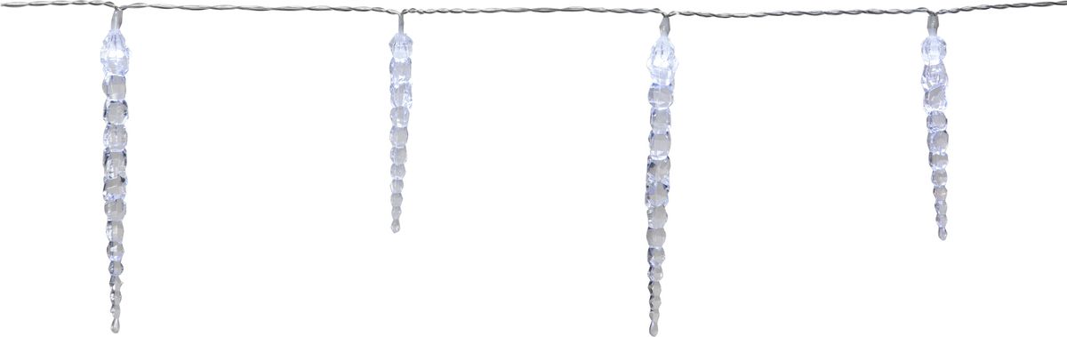 Eiszapfen-Lichterkette Gelido - IP44, Transparent, Kaltweiss