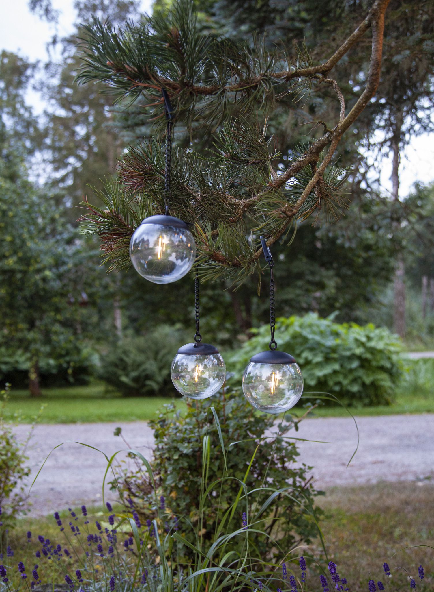 Solar Decoration Globe - IP40, Warmweiss, 3 LED's