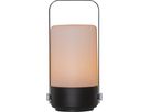 LED Laterne Flame - Outdoor, Schwarz, 19cm Höhe
