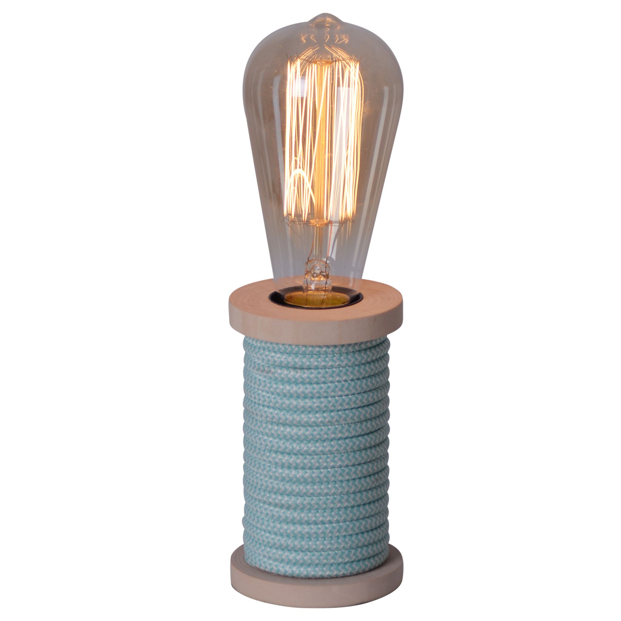 Tischleuchte Max türkis/weiß h: 12cm - E27, 40W, IP20