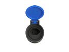 IP55 Montagekupplung Typ 23 - Kupplung T.23 einzeln zum montieren, Klappdeckel, 250V - 16A / max. 4000W, IP55 geschützt, S+