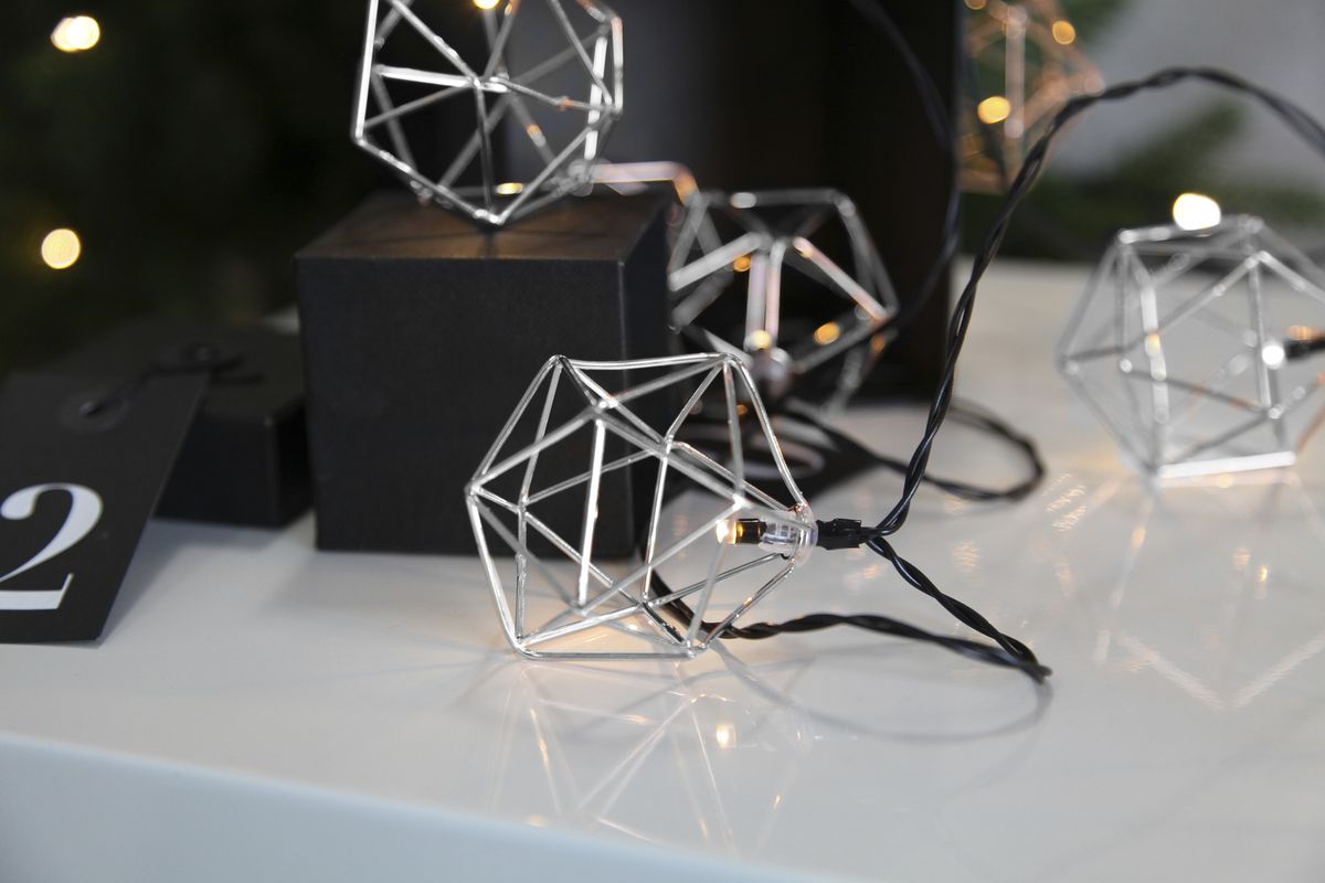 Lichterkette Edge - IP20, Warmweiss, 10 LED