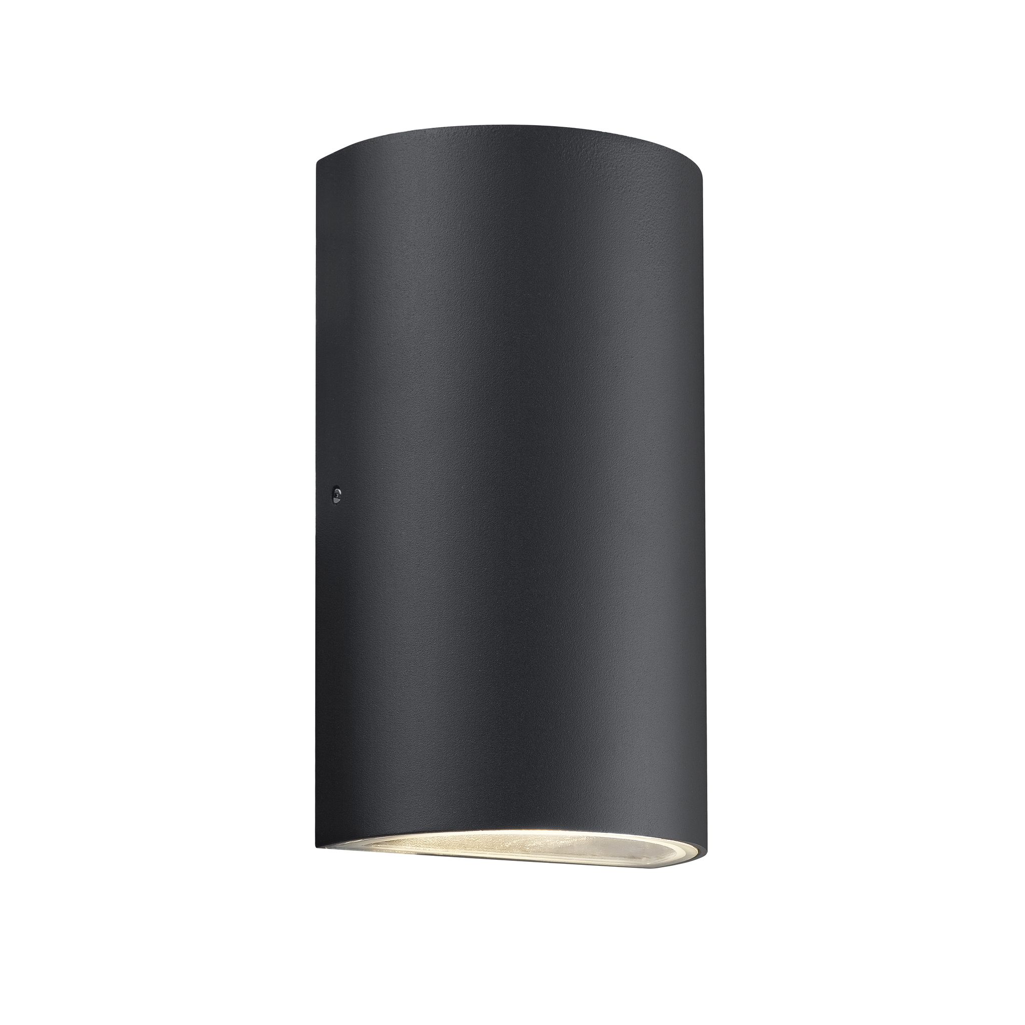 LED Wandanbauleuchte Rold Round - 2X5W , 2x350lm, 3000K, IP54, CRI 80, 2x125°, schwarz, nicht dimmbar, L=90mm, B=55mm, H=160mm