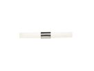 Helva,  Doppel- Wandleuchte, Nickel - LED Modul, 9W, IP44