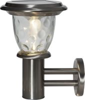 Solar Wandlaterne Pireus - Rostfreier Stahl, Lichtfarbe Warmweiss