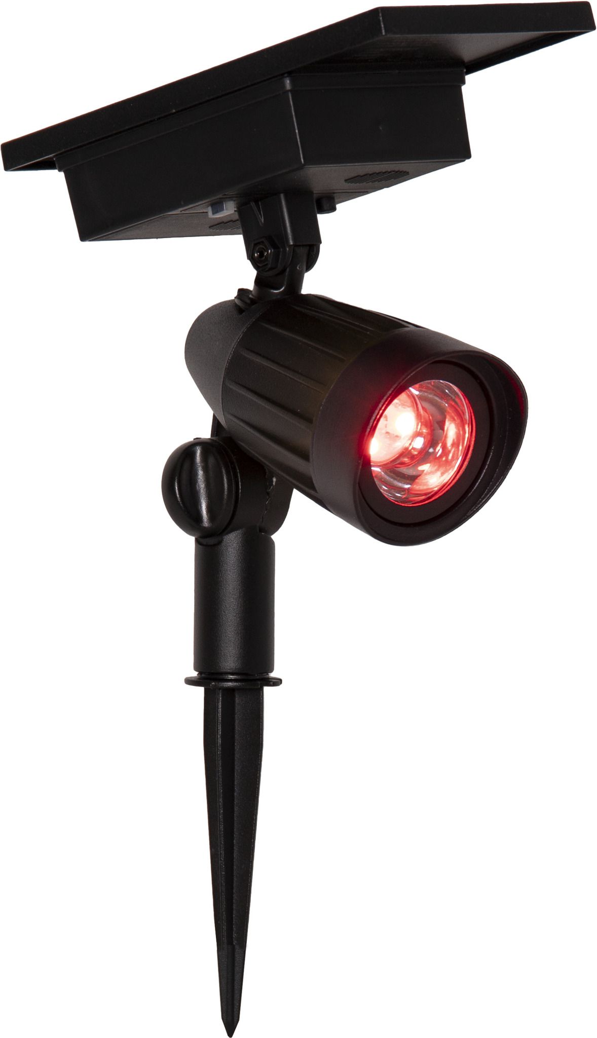 Solar Spotlight Powerspot - Indoor, Outdoor, RGBW, Schwarz