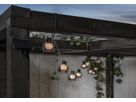 Solar Lichterkette Smoky - Transparent, Lichtfarbe Warmweiss