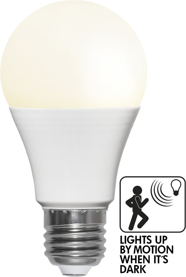 LED Leuchtmittel E27 A60 Sensor opaque - E27, 806Lm, 2700K, 8.8W, 220-240VAC