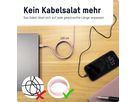 Magnetisches Silikonkabel USB-C auf USB-C, 120cm rose - Magnetisches Silikonkabel USB-C auf USB-C, 120cm rose