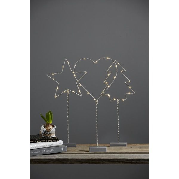 Tischdekoration Wiry - IP20, Warmweiss, 12 LED