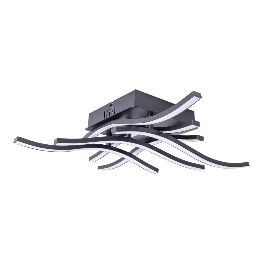 LED Deckenleuchte Onda s: 50cm - LED fest verbaut, 3000K, warmweiss