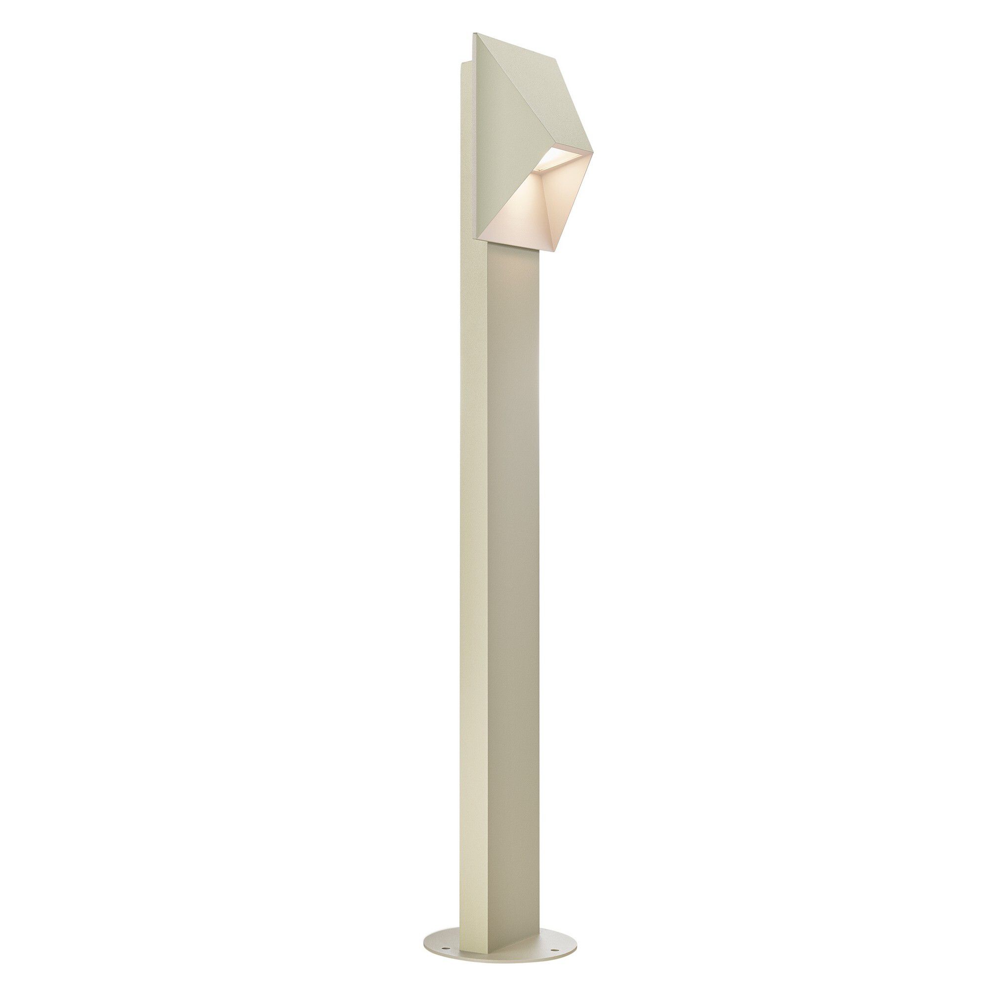 Wegleuchte PONTIO 15 - 1xGU10 (exkl.), max.25W, IP54, sand, dimmbar (optional Leuchtmittel), L=150mm,B=150mm, H=850mm