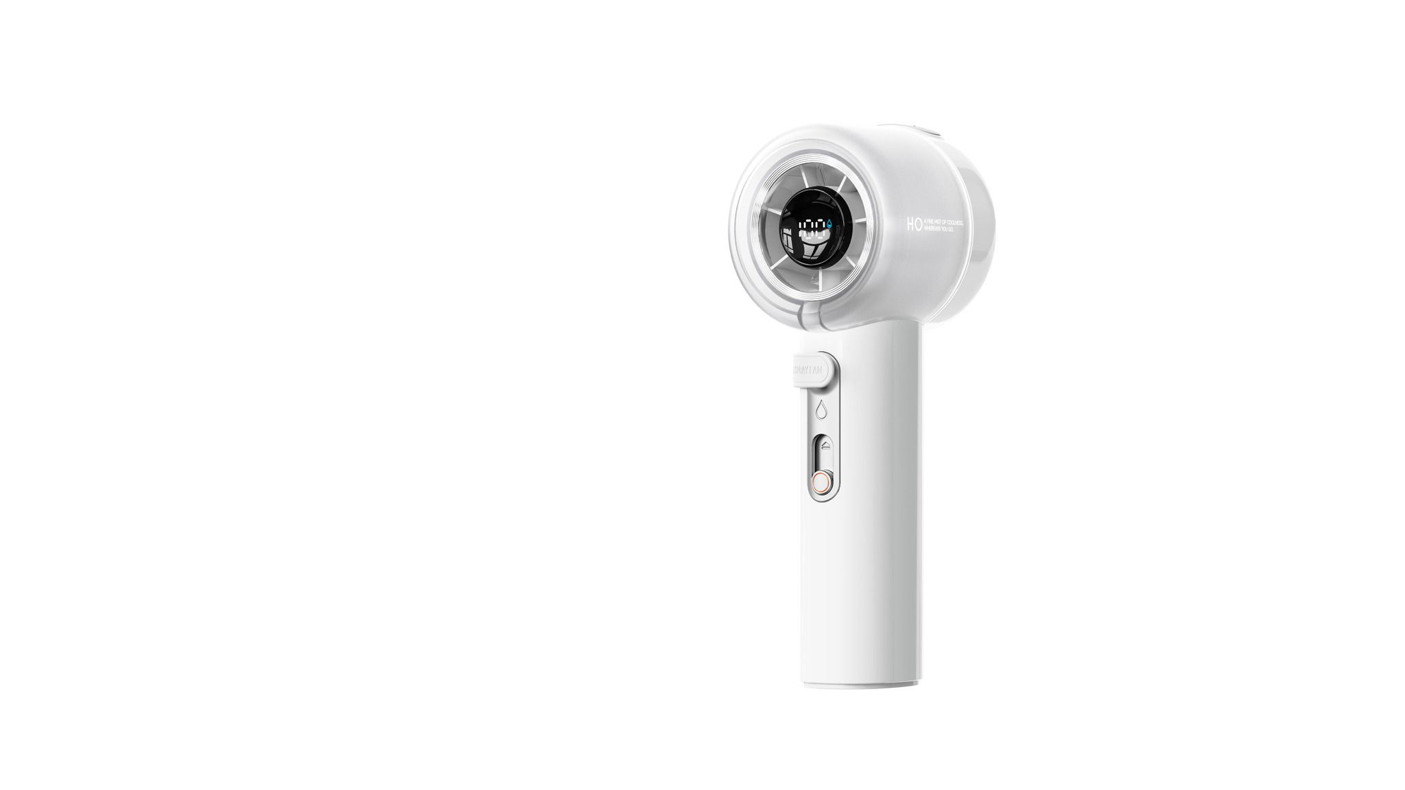ERSA Handventilator AFW01 weiss 30ml Sprühfunktion - 3000mAh, inkl. USB-C Kabel, wiederaufladbar, Sprühfunktion