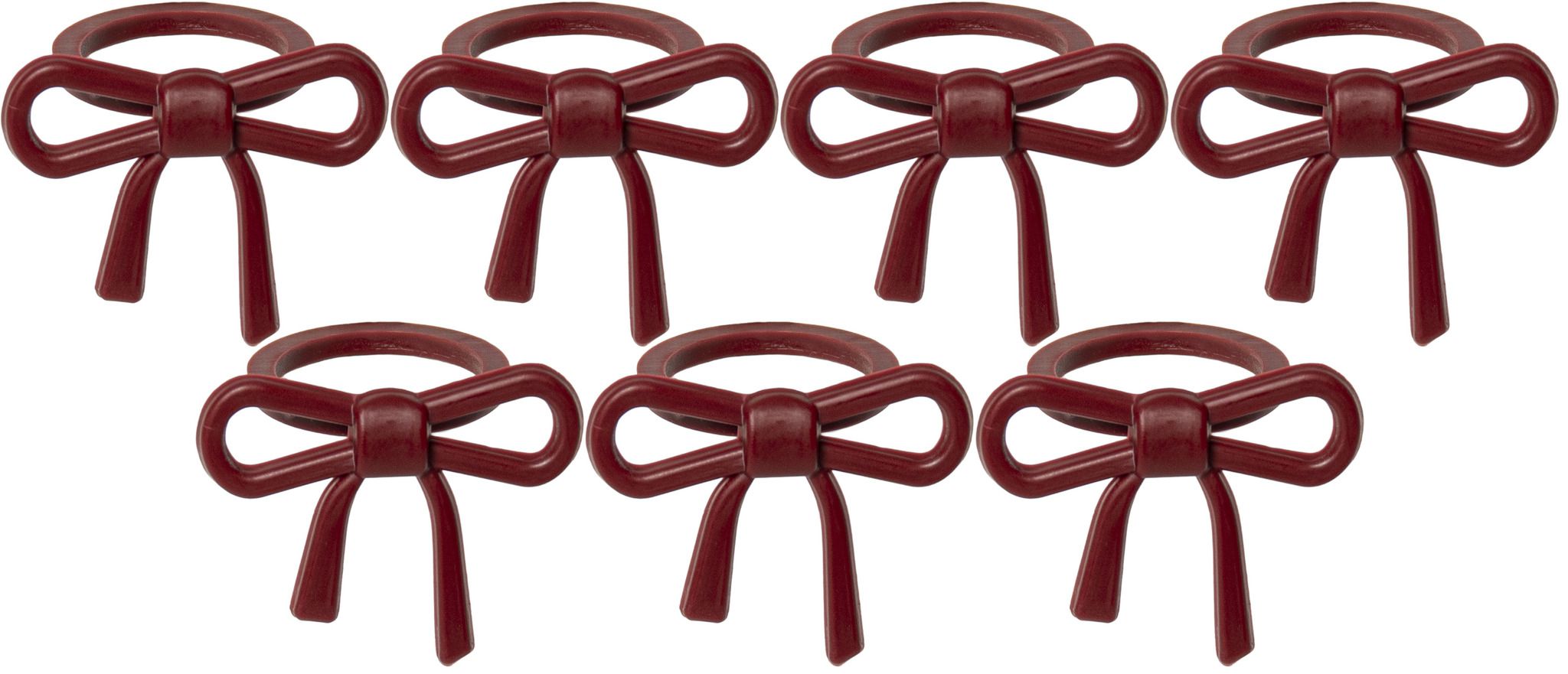 Kerzen Ring 7 Pack Zubehör - Indoor, Rot, 3.00cm Höhe