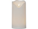 LED Pillar Kerze Flamme Grand - Outdoor, Weiss, 30cm, Timerfunktion
