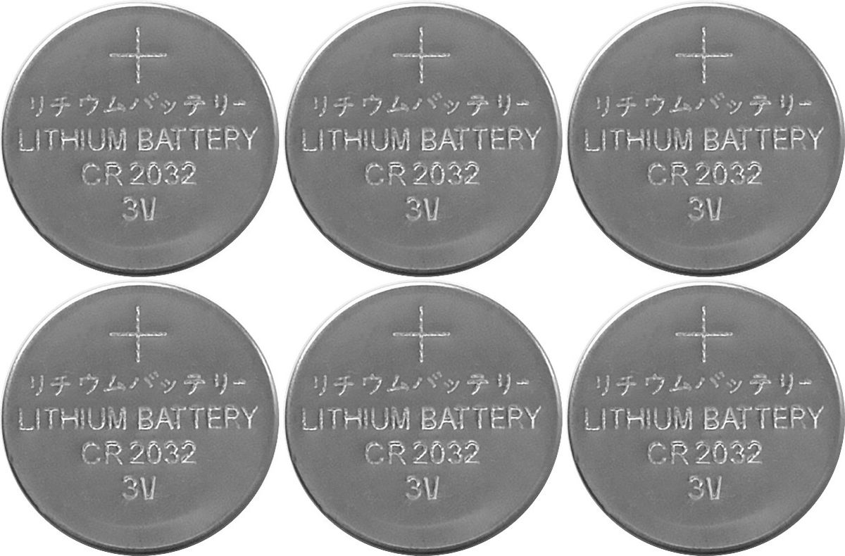 6er Pack CR2032 - 3V