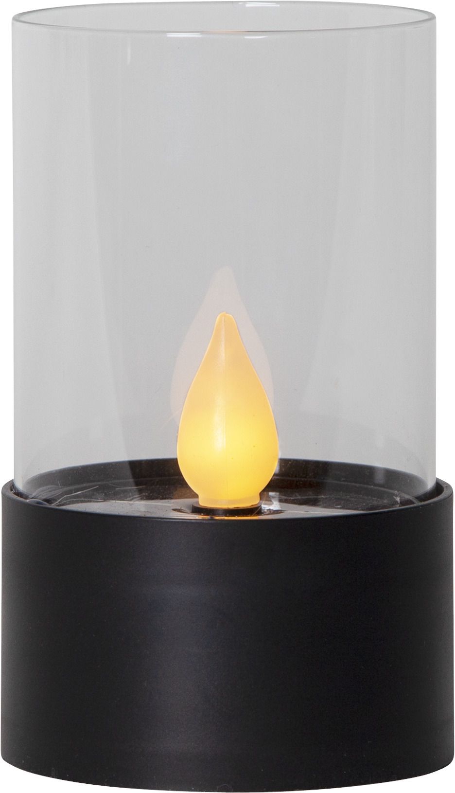 Solar Laterne Puloun - Schwarz, Lichtfarbe Warm Gelb