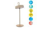 LED-Akku-Tischleuchte ELLI frost allmond - LED-Modul, 3W, IP20