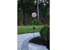 Solar Decoration Pink Daisy - IP44, Warmweiss, Dämmerungssensor
