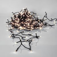 LED crispy white, Lichterkette, 360 LEDs - Schwarz, 3000K, 2520cm