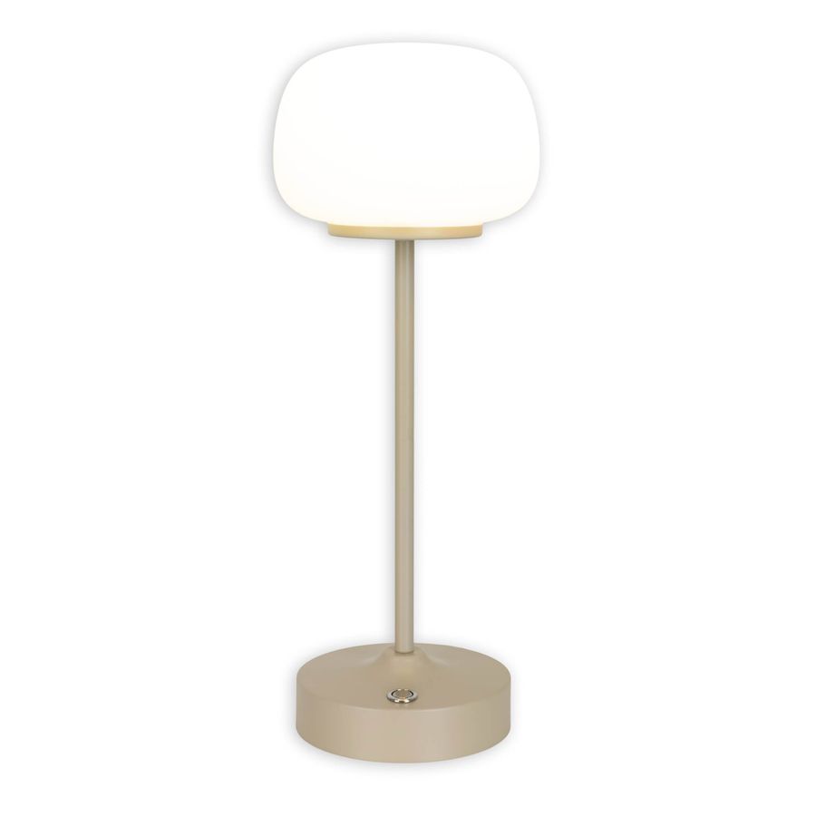 LED Akku- Tischleuchte PINA beige - LED-Modul, 6W, IP20