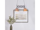 Scherenpendelleuchte Adrienne max. b: 35-57cm natur - E27, 80W, IP20