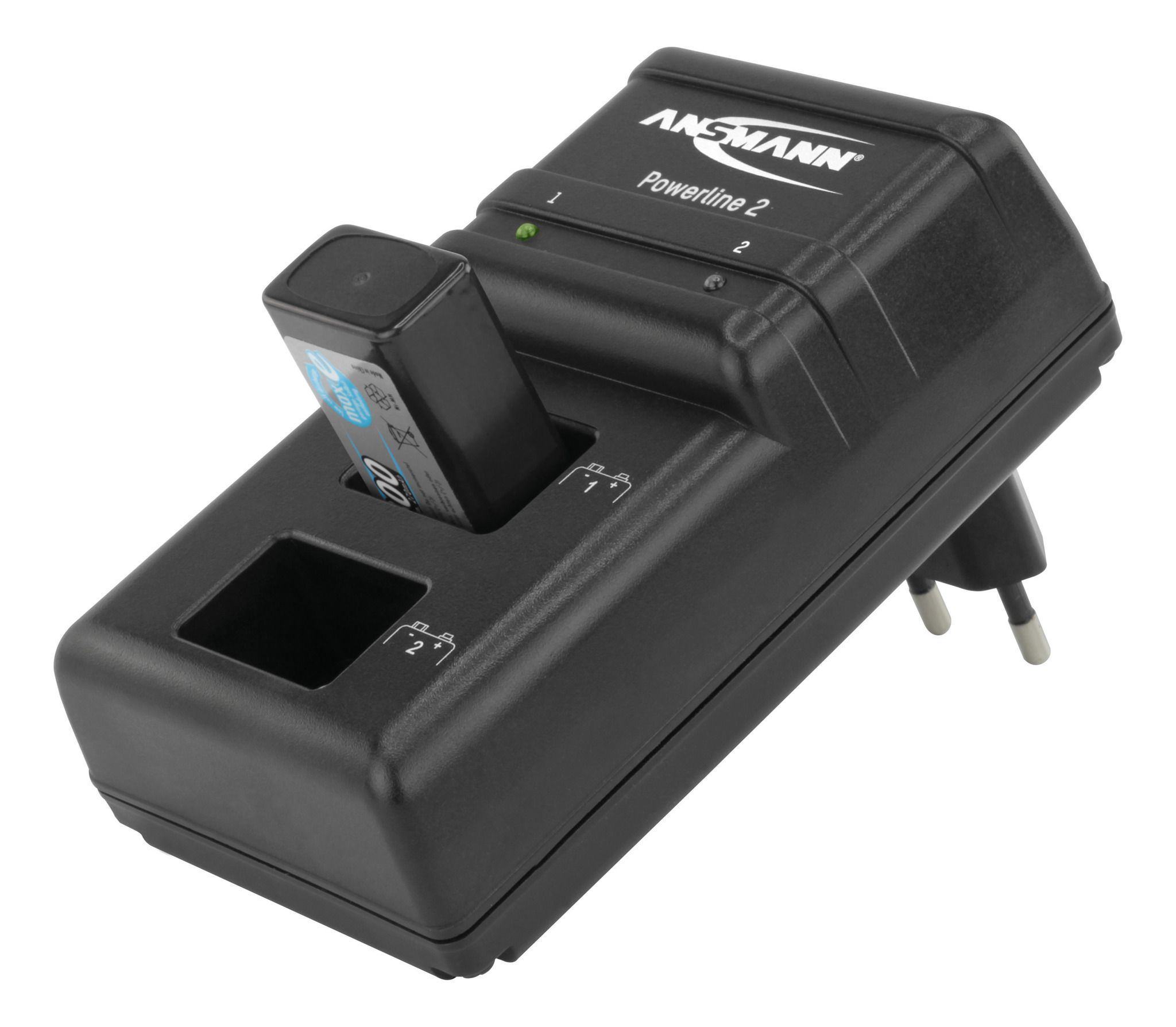 Chargeur Powerline 2 - 1-2 9V E-Block NiMH Akkus mit 8.4V Nennspannung