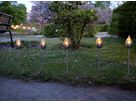 Solar Pollerleucht 3 Pack Olympus - Silber, Lichtfarbe Gelb