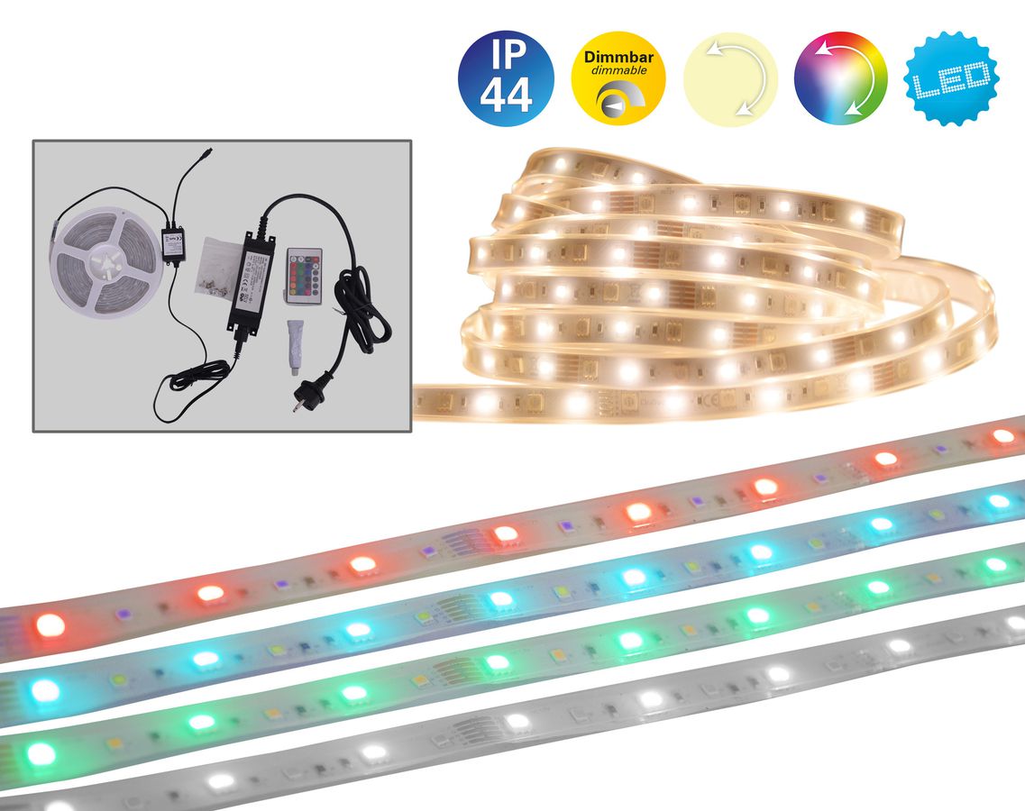 LED Stripe  500cm RGBW - 500cm Länge , IP44