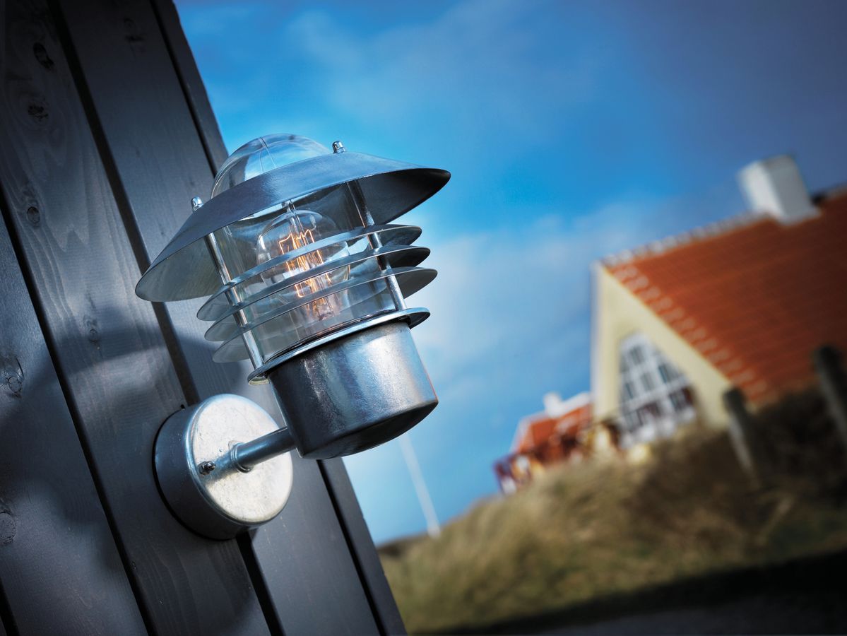 Vejers, Wandleuchte, Verzinkt - E27, max. 60W, IP54