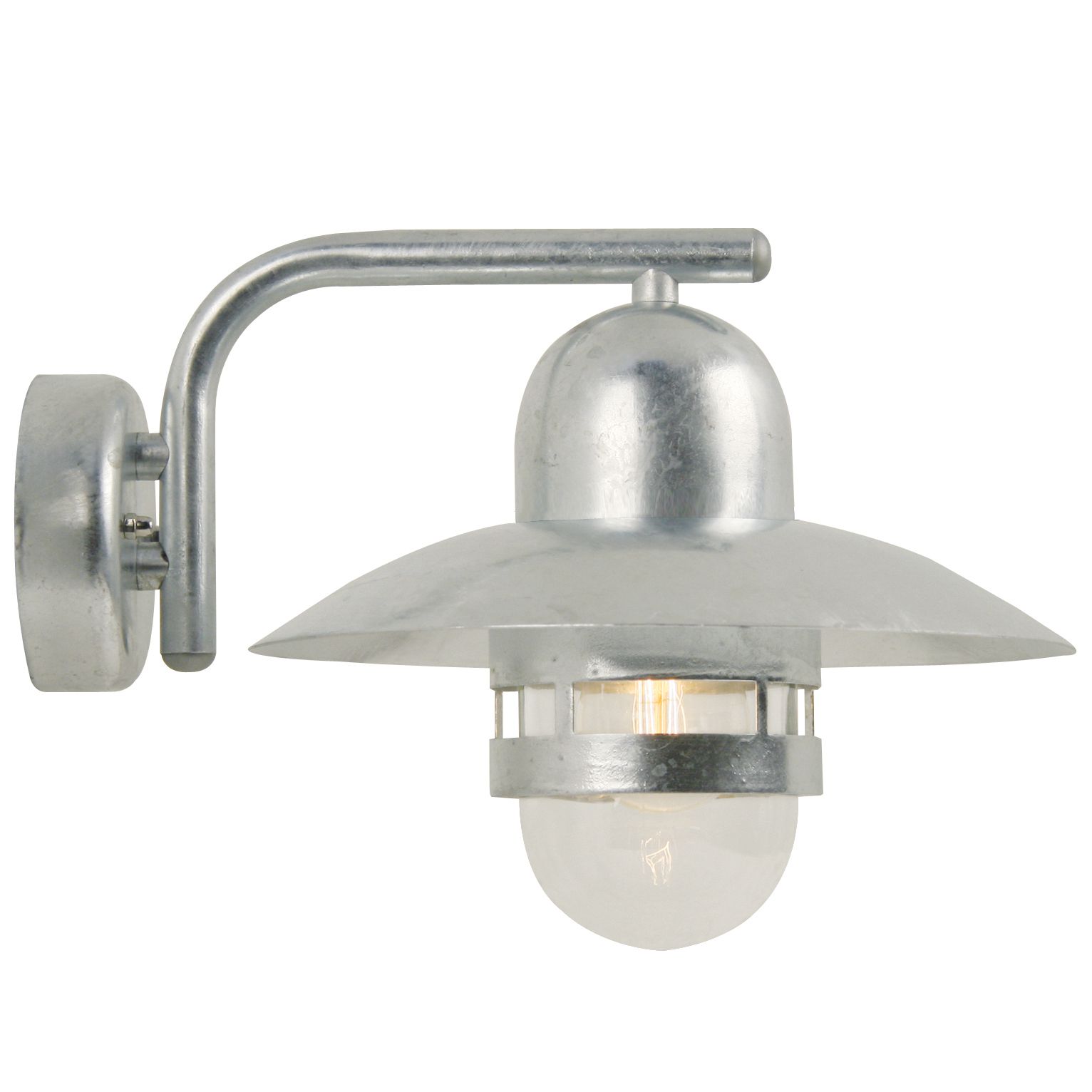 Nibe, Wandleuchte, Verzinkt - E27, max. 60W, IP54
