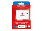EU USB Charger - Quick Charge 3.0 - Out: 2-Pol EU, In: 1xUSB-A 3.0, 5.0-12.0V, Quick Charge, weiss