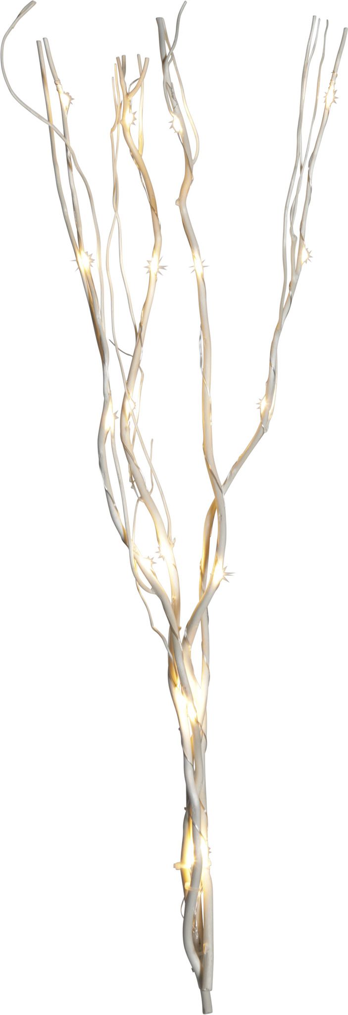 Dekorativer Zweig Willow DewDrop - IP20, Warmweiss, Natur