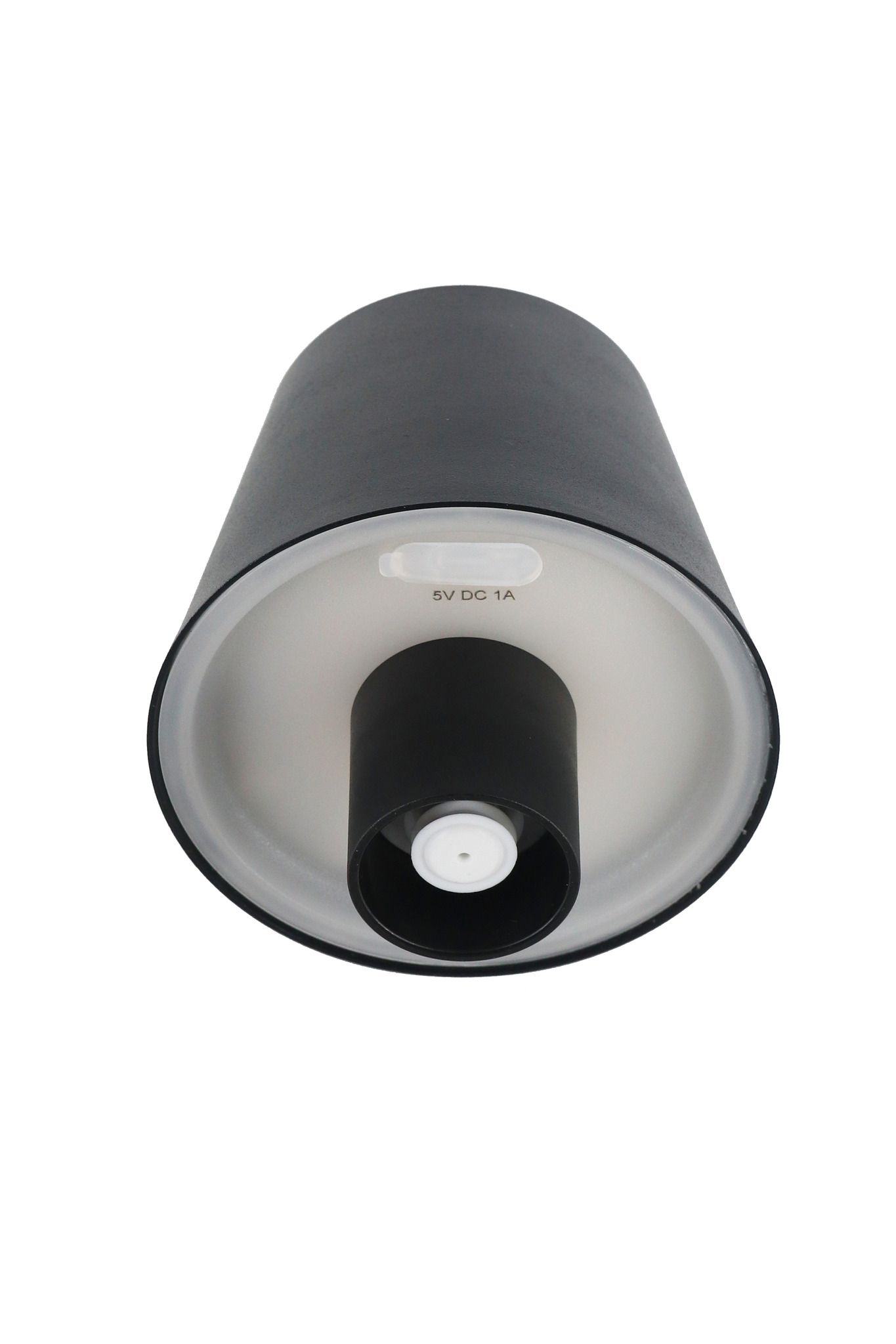 Akku Tischleuchte Wine Bottle USB-C GINI Schwarz - IP54, RGBW, 250lm