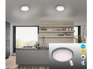 LED Wand u. Deckenleuchte Catania mit Kristalleffekt d:29cm - LED fest verbaut, 2700-6500K, warm-kaltweiss