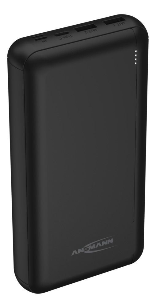 Powerbank, Micro-USB-Kabel 30000 mAh PB212 - Externer Zusatzakku mit zwei USB-Ladebuchse