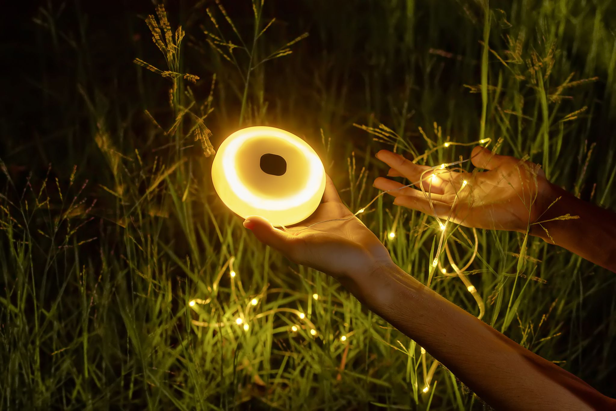 Akku Camping StringLight - 4000K/2700K, IP44, 200lm