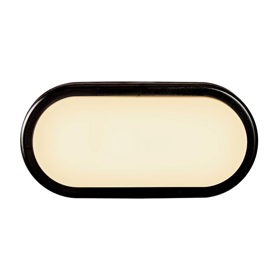 Cuba Energy Oval, Schwarz - LED Modul, 6.3W LED, IP54