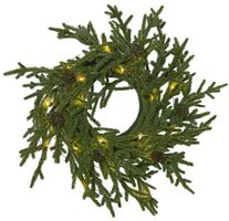Kranz Lummer - Grün, 20LED, 38cm Höhe
