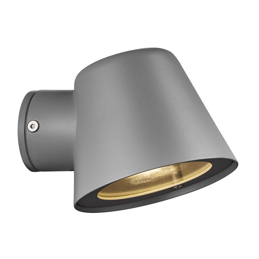 Aleria, Wandleuchte, Grau - GU10, max. 35W, IP44
