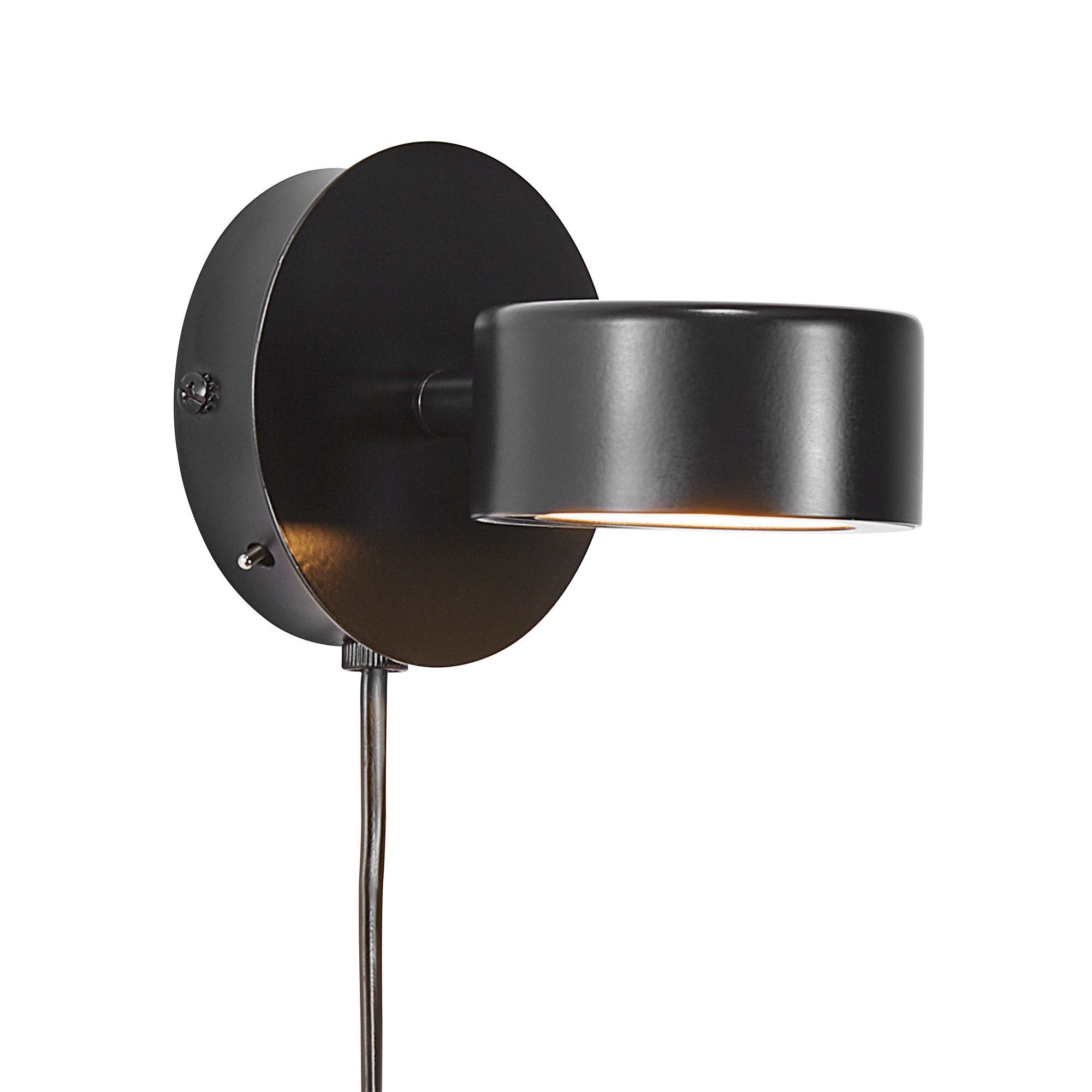 Clyde, Wandleuchte, Schwarz - LED Modul, 5,5W, IP20