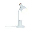 Tischleuchte Devone Weiss - 15W, E27, IP20